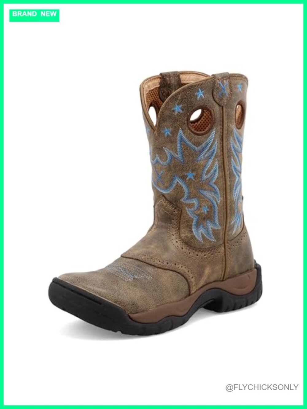 Twisted X Women's 9" Pull On Soft Round Toe Western Work Boot